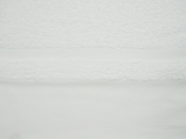 【国産】日本製純白高級タオル(1050g[280匁]ソフト平地付)イナズマ